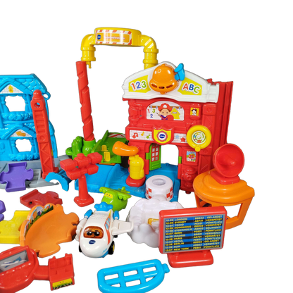 VTech Bundle Feuerwehr Set Station, Auto & Hubschrauber