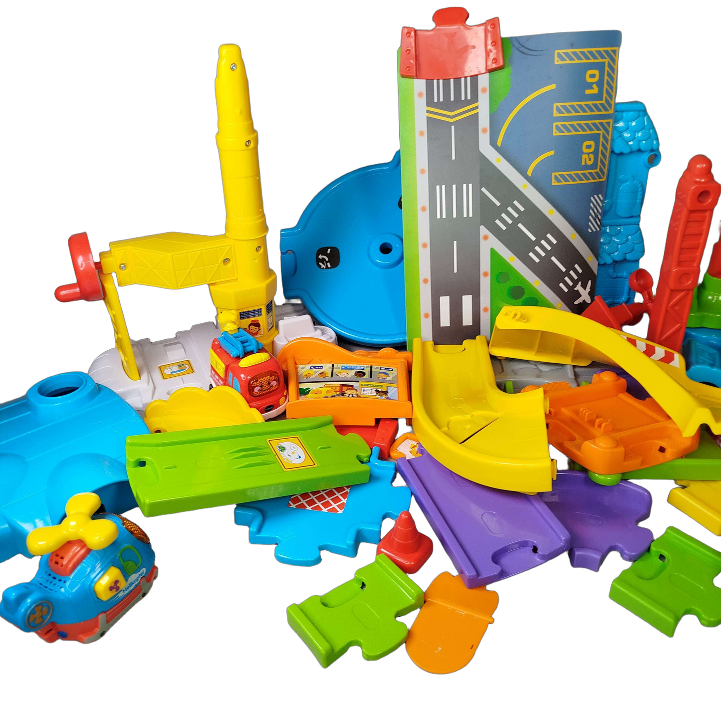 VTech Bundle Feuerwehr Set Station, Auto & Hubschrauber
