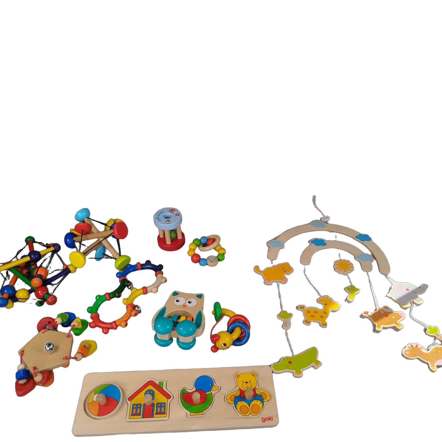 Bundle Holz Rasseln & Greiflinge Mobile