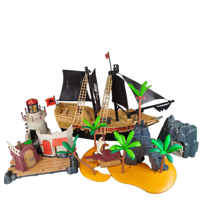 Playmobil Bundle Piraten Set Schiff & Insel
