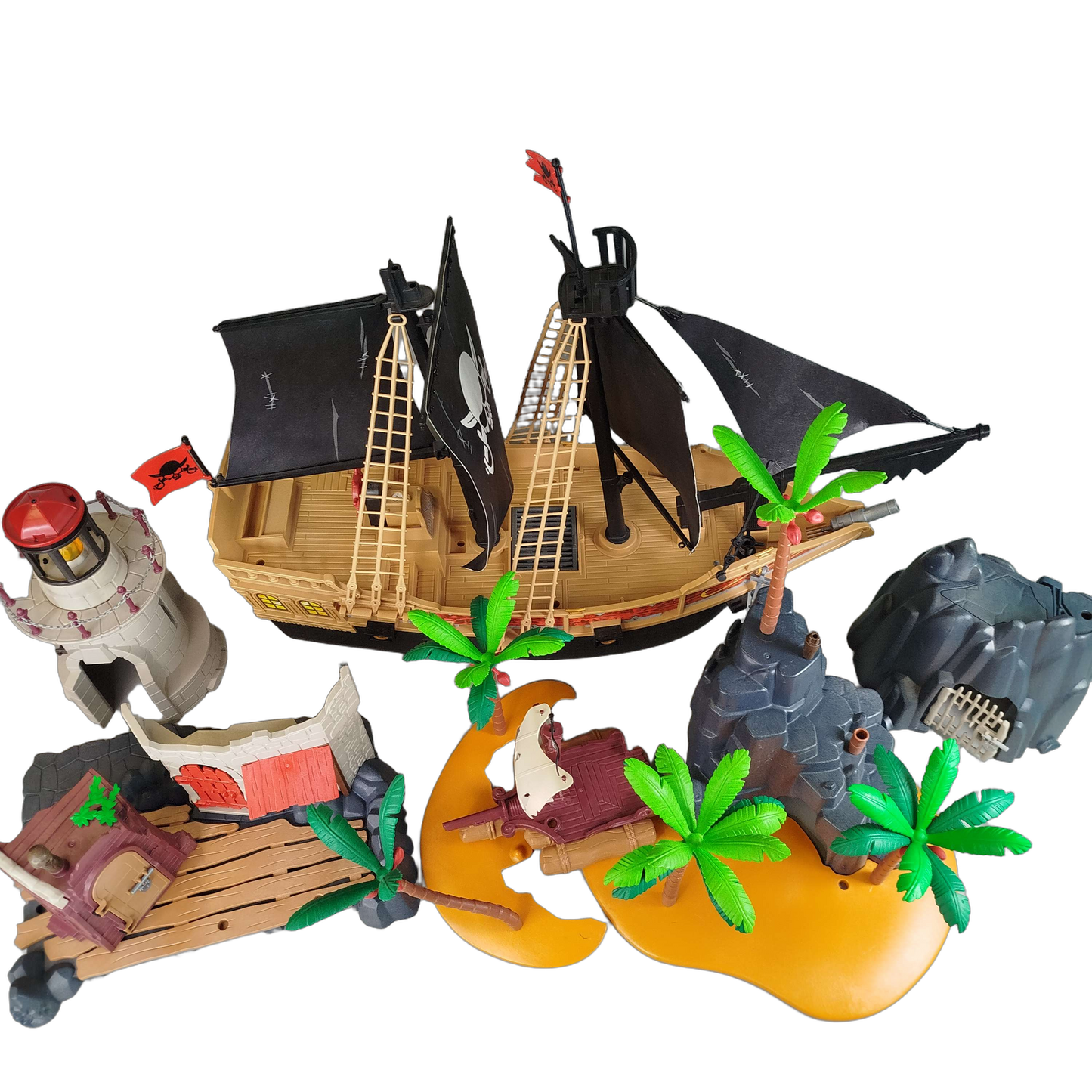 Playmobil Bundle Piraten Set Schiff & Insel