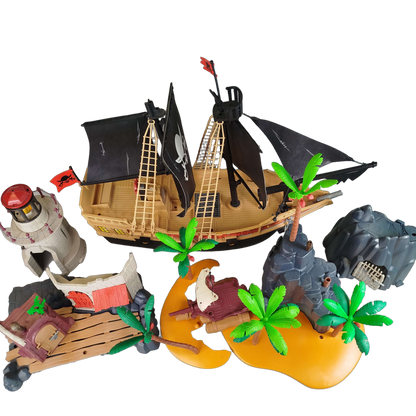 Playmobil Bundle Piraten Set Schiff & Insel