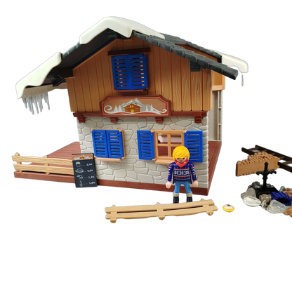 Playmobil Family Fun Skihütte 9280 Set