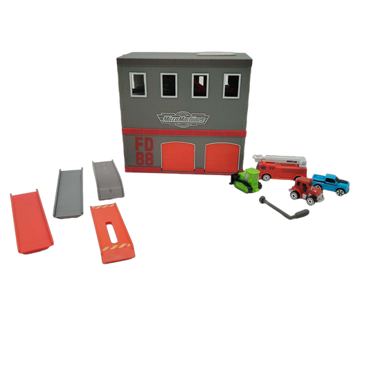 Micro Machines Bundle FD 88 Micro City Feuerwehr Garage Fahrzeuge