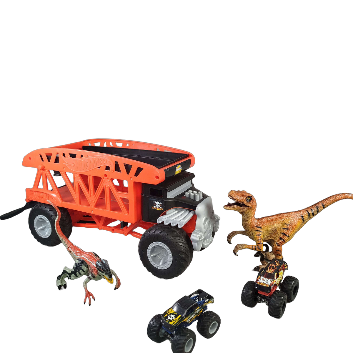 Mattel Bundle Monster Trucks Set Monster Mover GKD37 Transporter