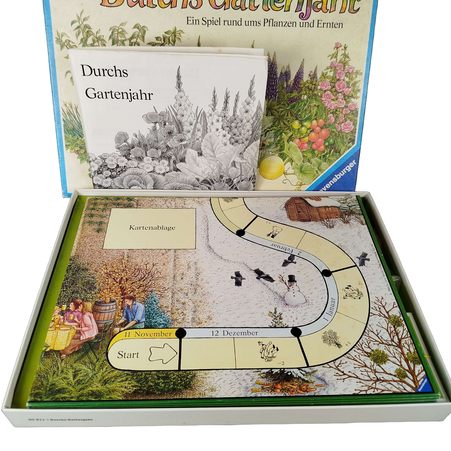 Ravensburger Durchs Gartenjahr 00 811 7 Brettspiel