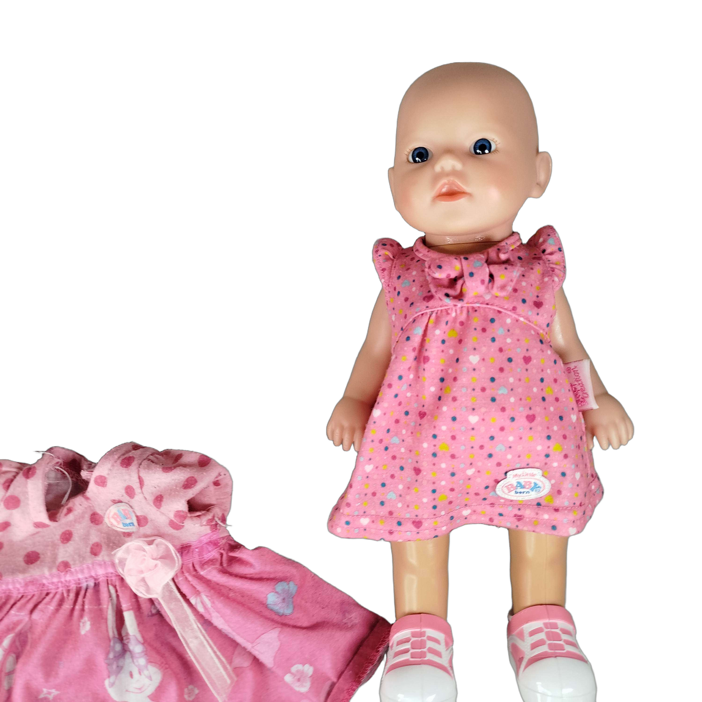 Zapf Creation Bundle Baby born 2x Puppe & Kleidung