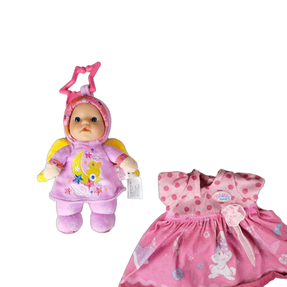 Zapf Creation Bundle Baby born 2x Puppe & Kleidung