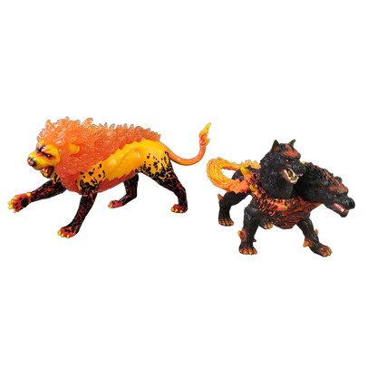 Schleich Bundle 2 Teile Löwenwesen & Hund Figuren