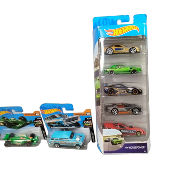 Hot Wheels Bundle HW Race Day Rennwagen & Muscle, Neuwertig