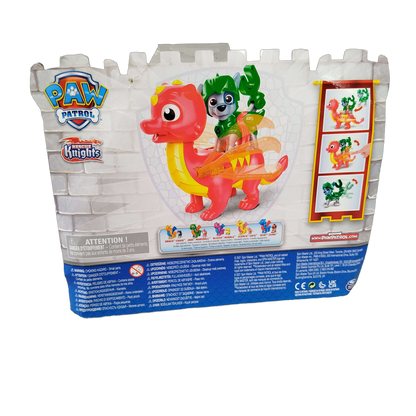 Spin Master Rescue Knights Rocky & Dragon Flame Actionfigur, neuwertig