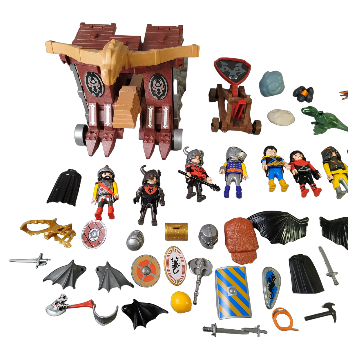 Playmobil Bundle Drachenland 4837 Set Figuren, Wikinger & Ritter