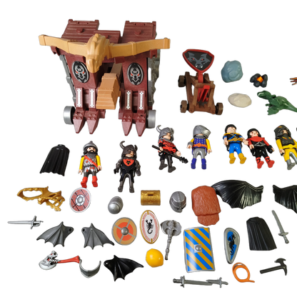 Playmobil Bundle Drachenland 4837 Set Figuren, Wikinger & Ritter