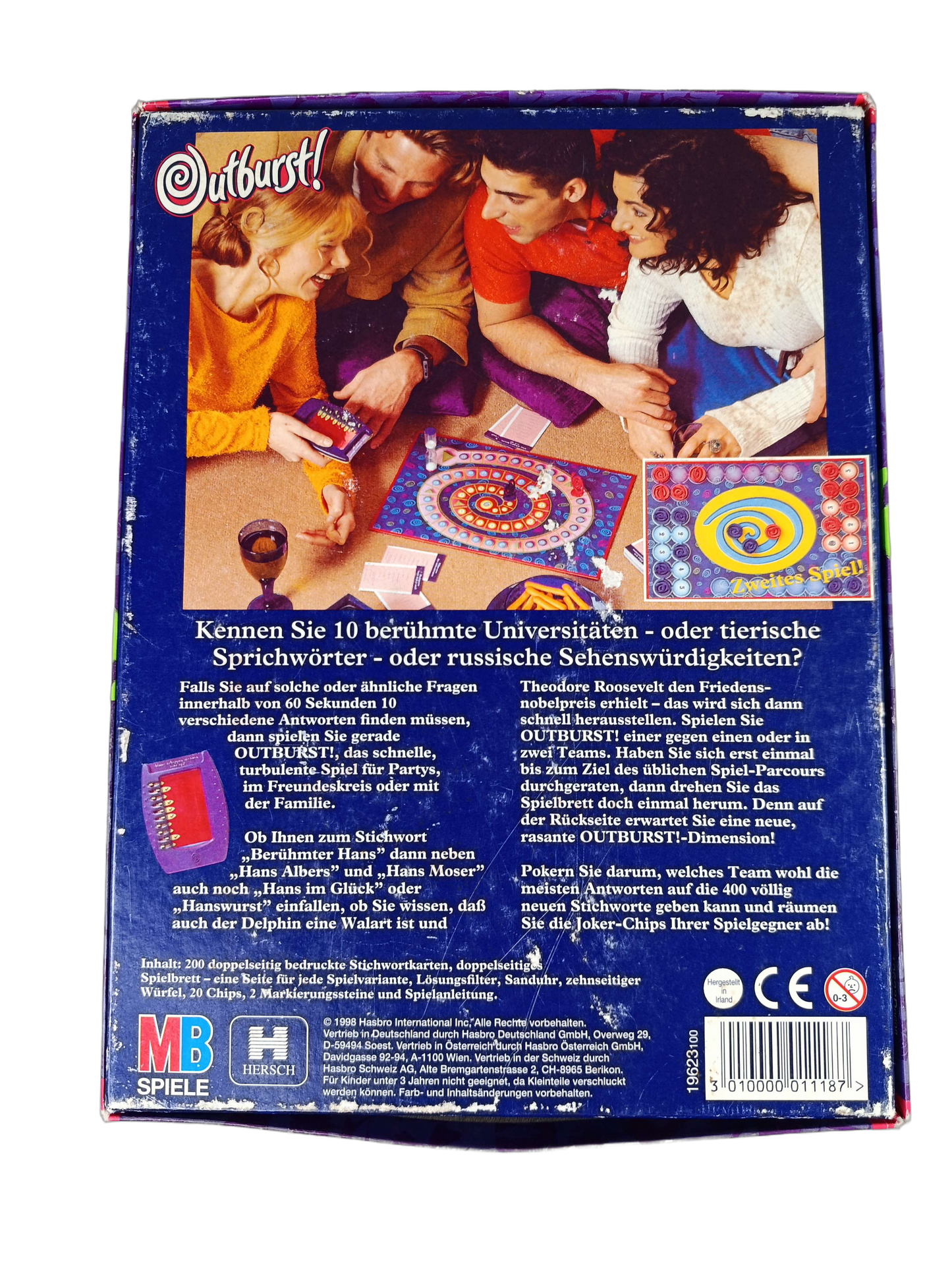 Hasbro Outburst! Partyspiel 19623D