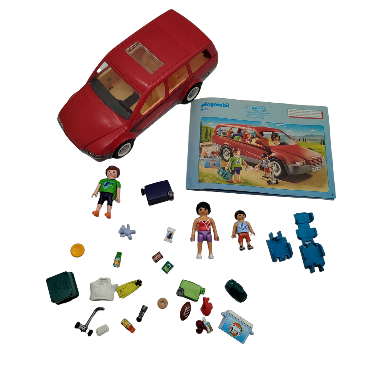 Playmobil Family Fun 9421 Familien-PKW mit Zubehör