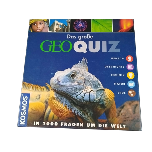 KOSMOS GEOQUIZ 69 61 91 Brettspiel neuwertig