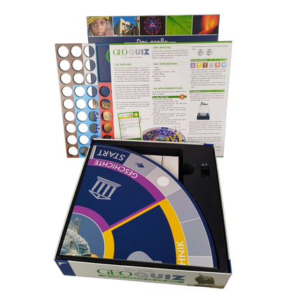KOSMOS GEOQUIZ 69 61 91 Brettspiel neuwertig