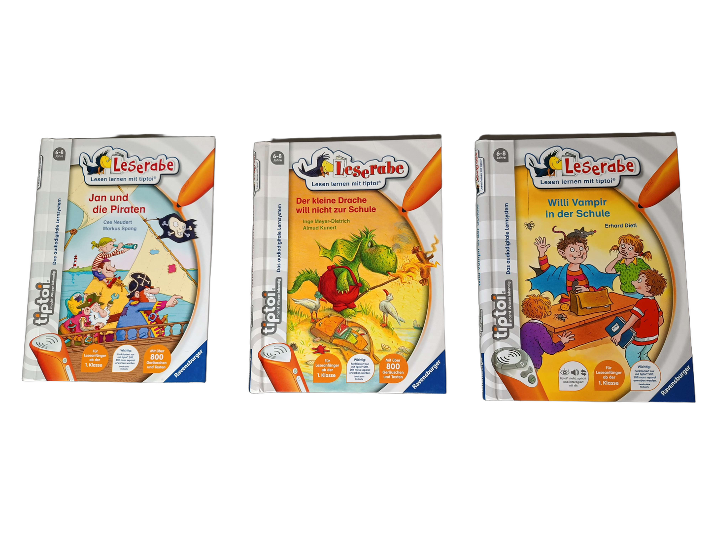 Ravensburger Bundle Tiptoi Leserabe Set von 3 Kinderbücher