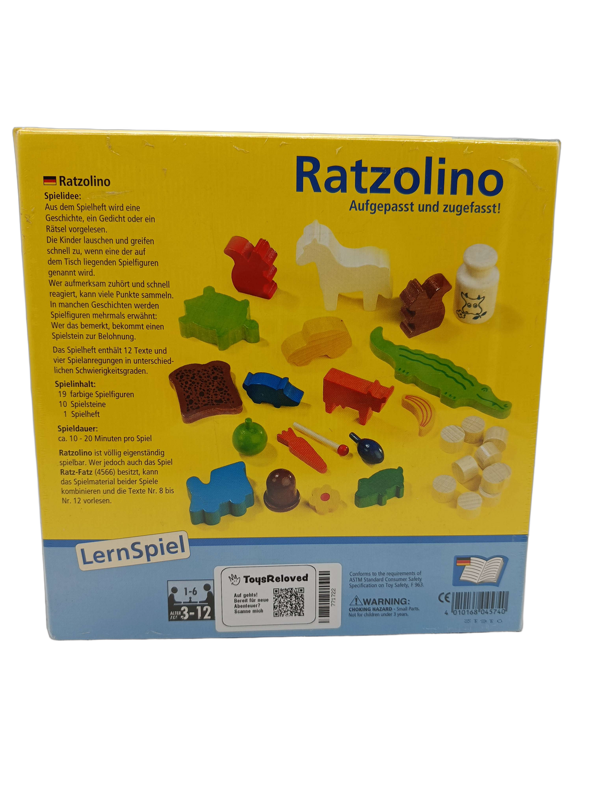 HABA Ratzolino Kinderspiel & Reaktionsspiel, neu
