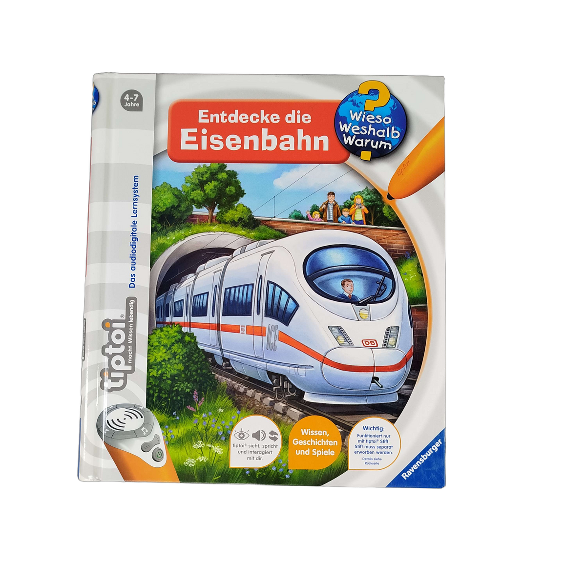 Ravensburger tiptoi Wieso? Weshalb? Warum? Entdecke die Eisenbahn Buch