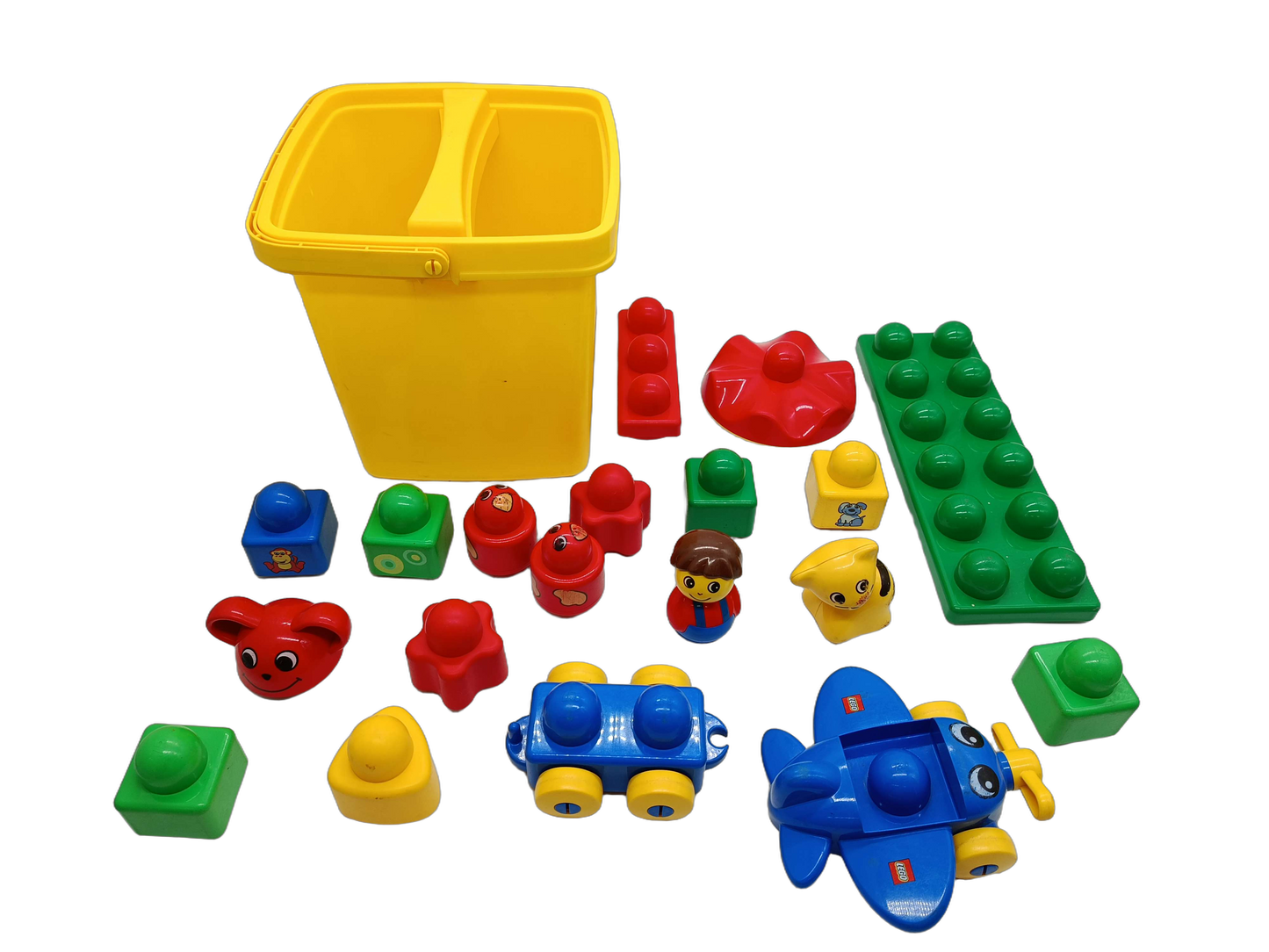 LEGO Bundle großes Set Bausteine, Figuren, Flugzeug, Bauplatte