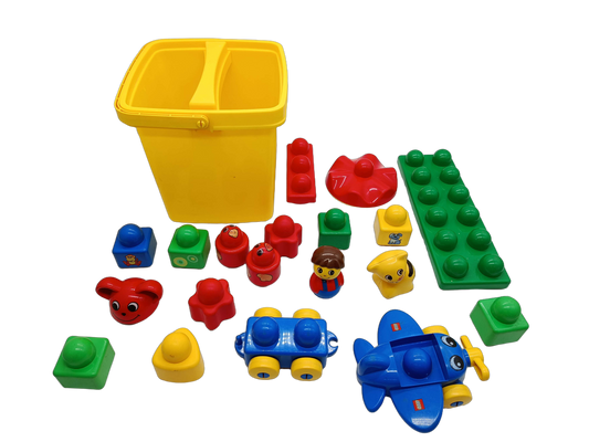 LEGO Bundle großes Set Bausteine, Figuren, Flugzeug, Bauplatte