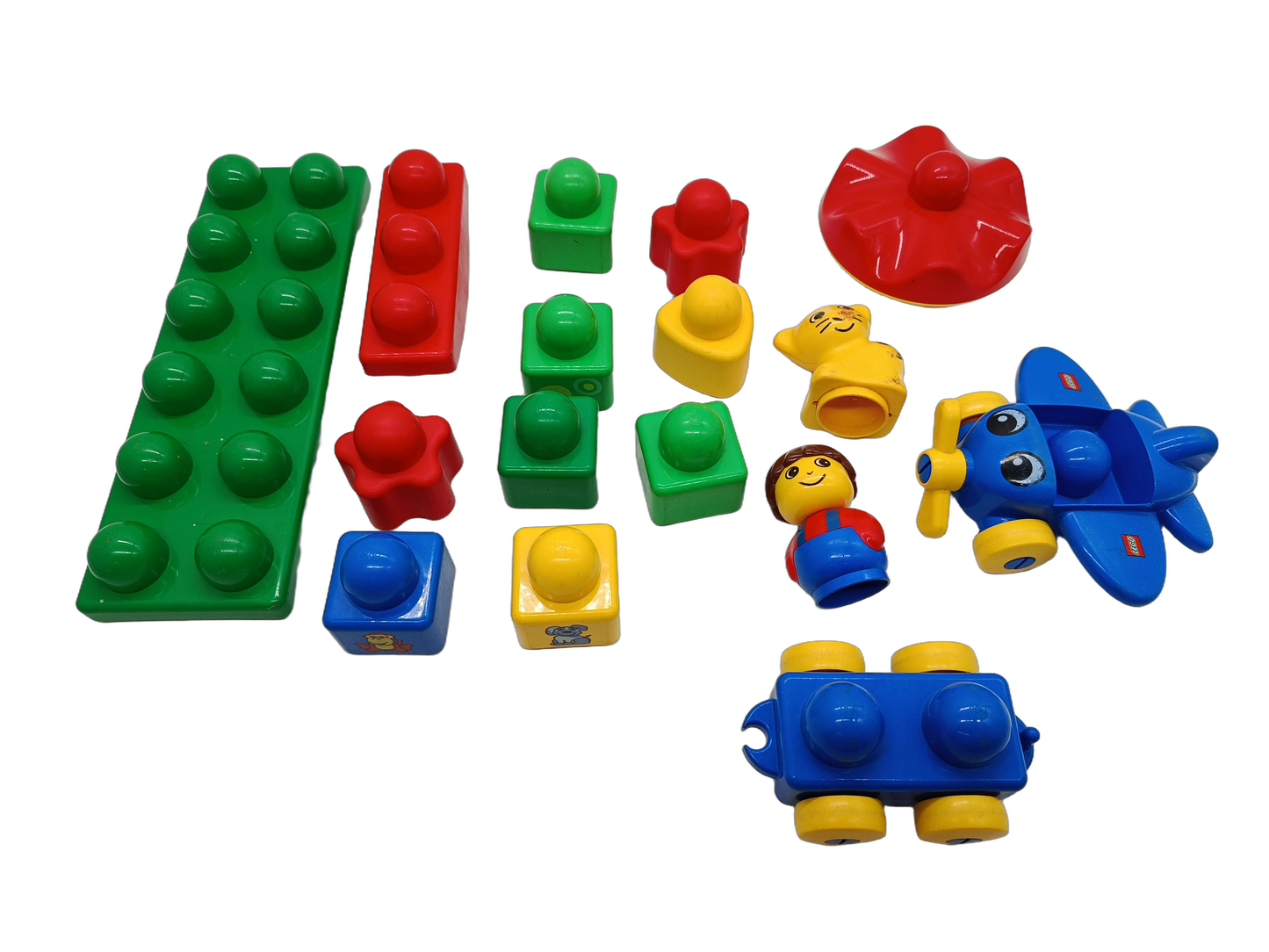 LEGO Bundle großes Set Bausteine, Figuren, Flugzeug, Bauplatte