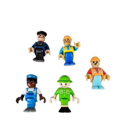 Bundle Charaktere & Uniform Set von 9 Actionfiguren