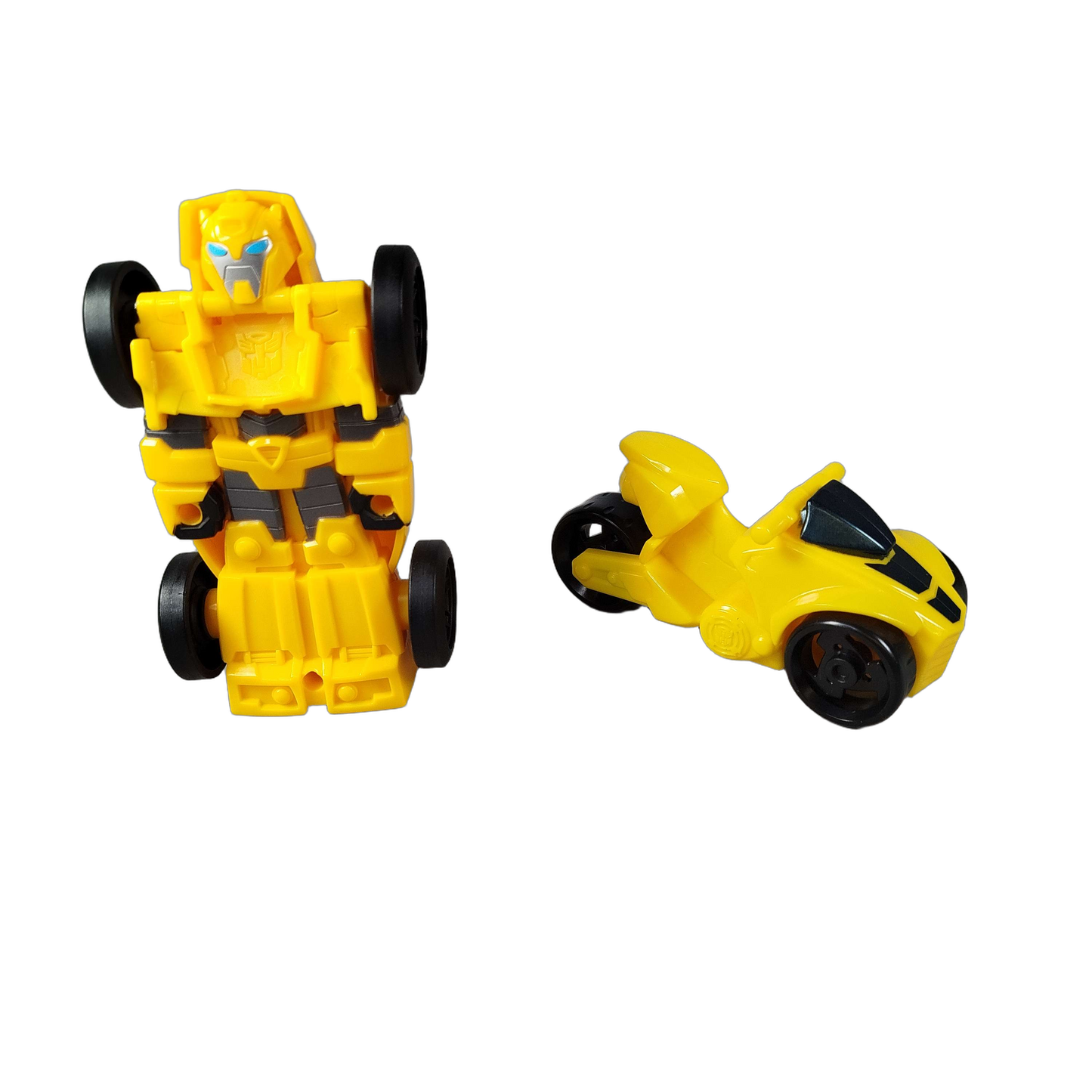 Hasbro Bundle Transformers Bumblebee Set von 2 Rennauto & Motorrad