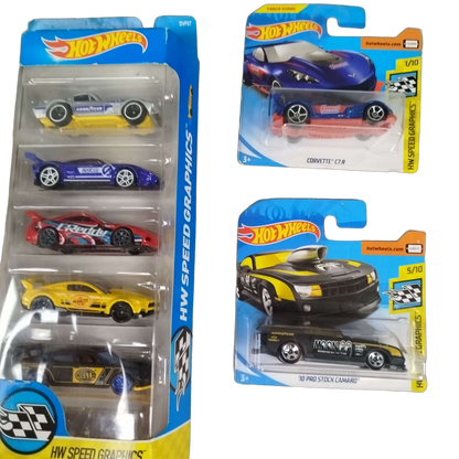 Hot Wheels Bundle HW Speed Graphics Modellautos neuwertig