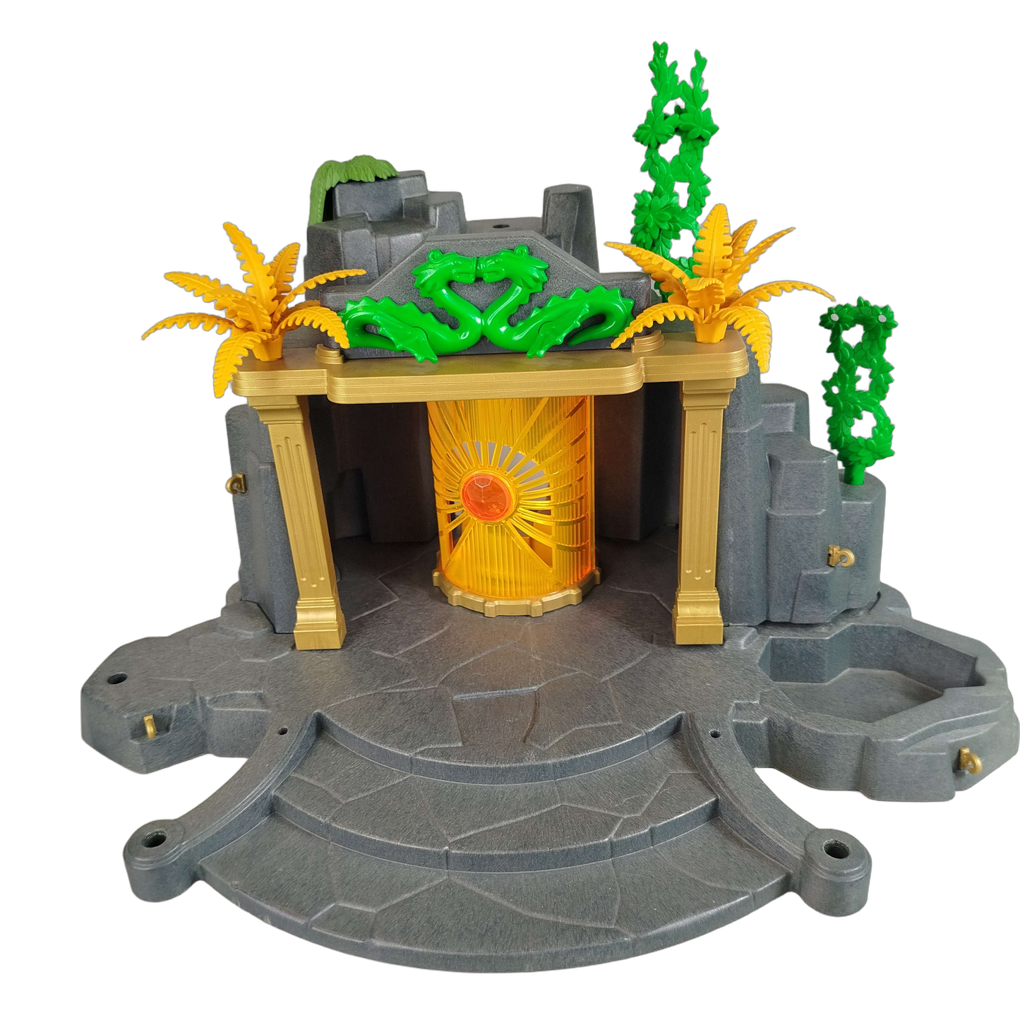 Playmobil Bundle Tempel 7774 Boot & Lagerfeuer