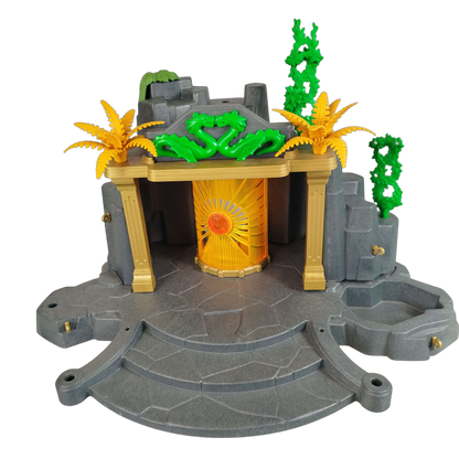 Playmobil Bundle Tempel 7774 Boot & Lagerfeuer