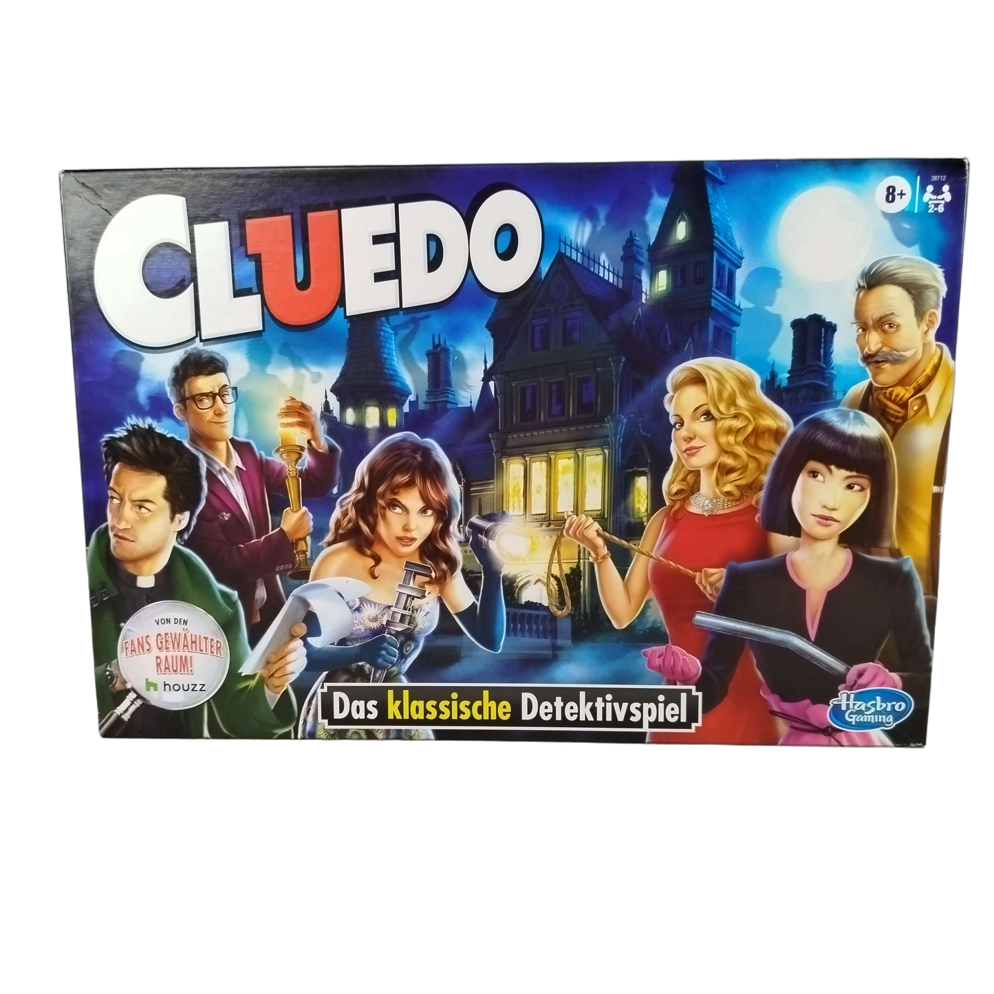 Hasbro Cluedo Brettspiel Detektivspiel Familienspiel