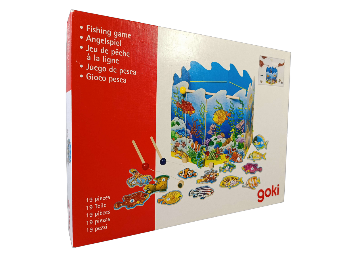 Goki 56884 Magnetisches Angelspiel aus Holz