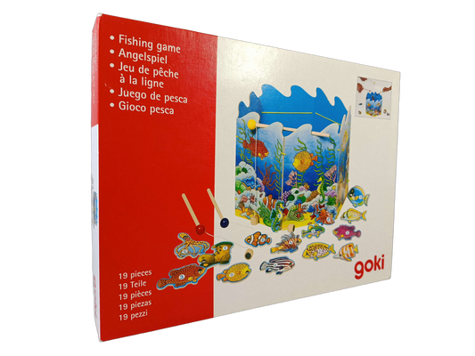 Goki 56884 Magnetisches Angelspiel aus Holz