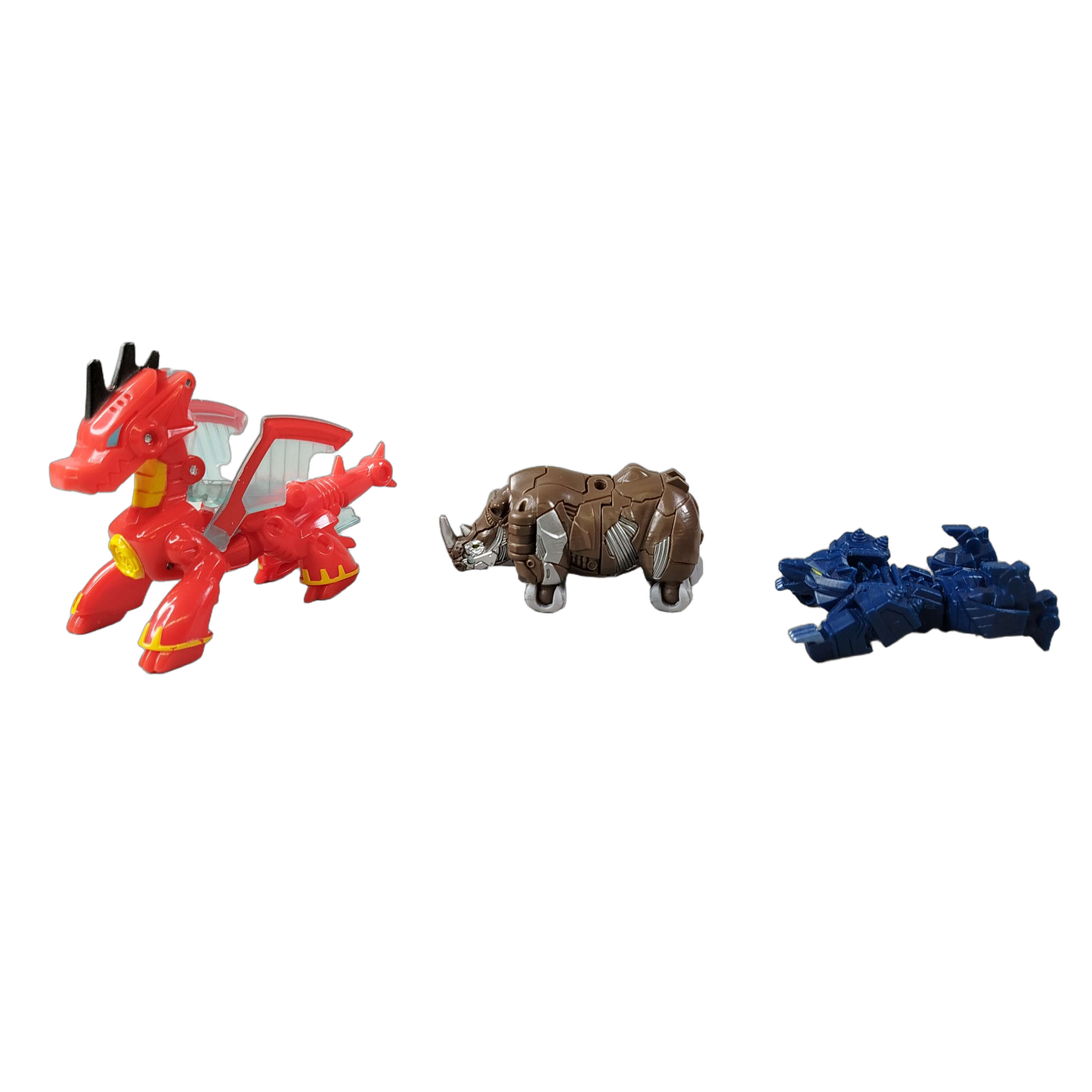 Hasbro Bundle 3x Figuren Drache Nashorn Roboter