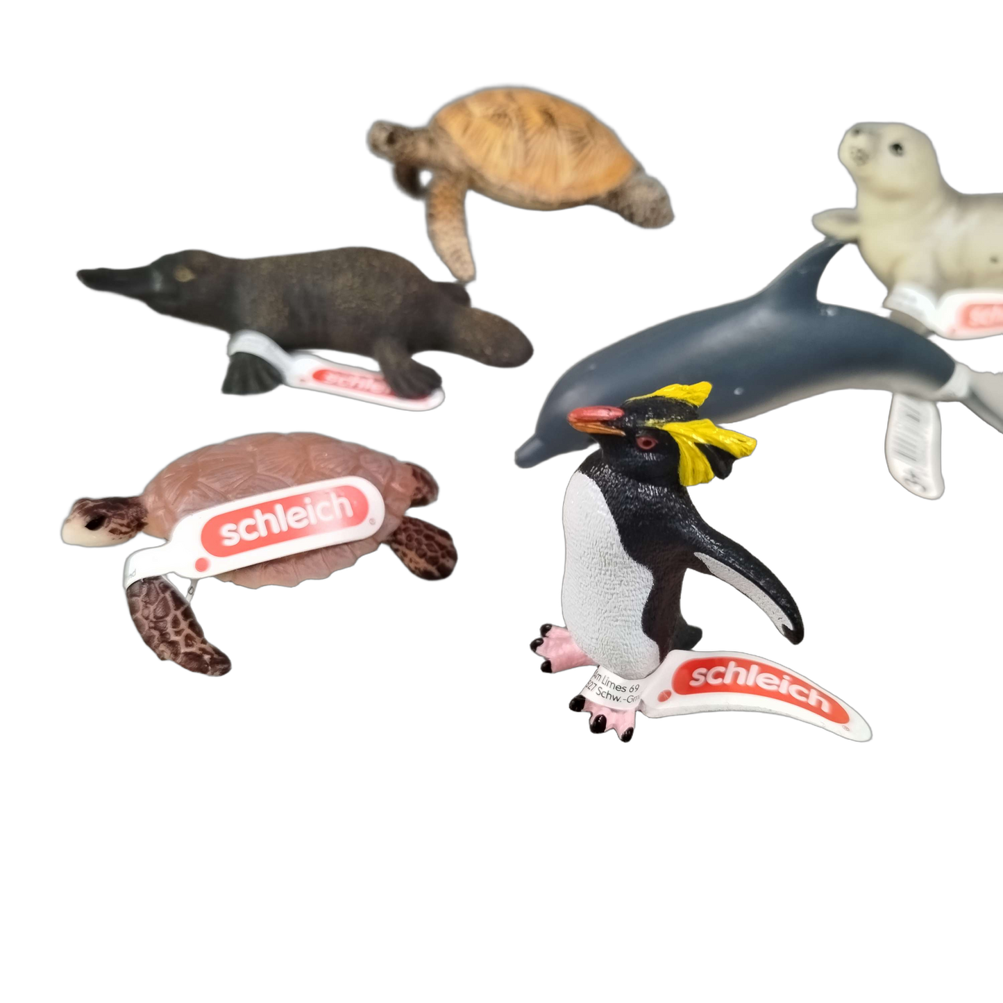 Schleich Tiere Bundle Meerestiere & Schnabeltier Set von 8