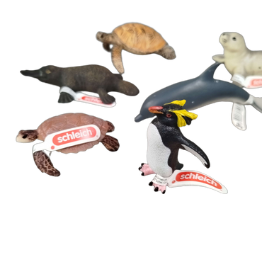 Schleich Tiere Bundle Meerestiere & Schnabeltier Set von 8