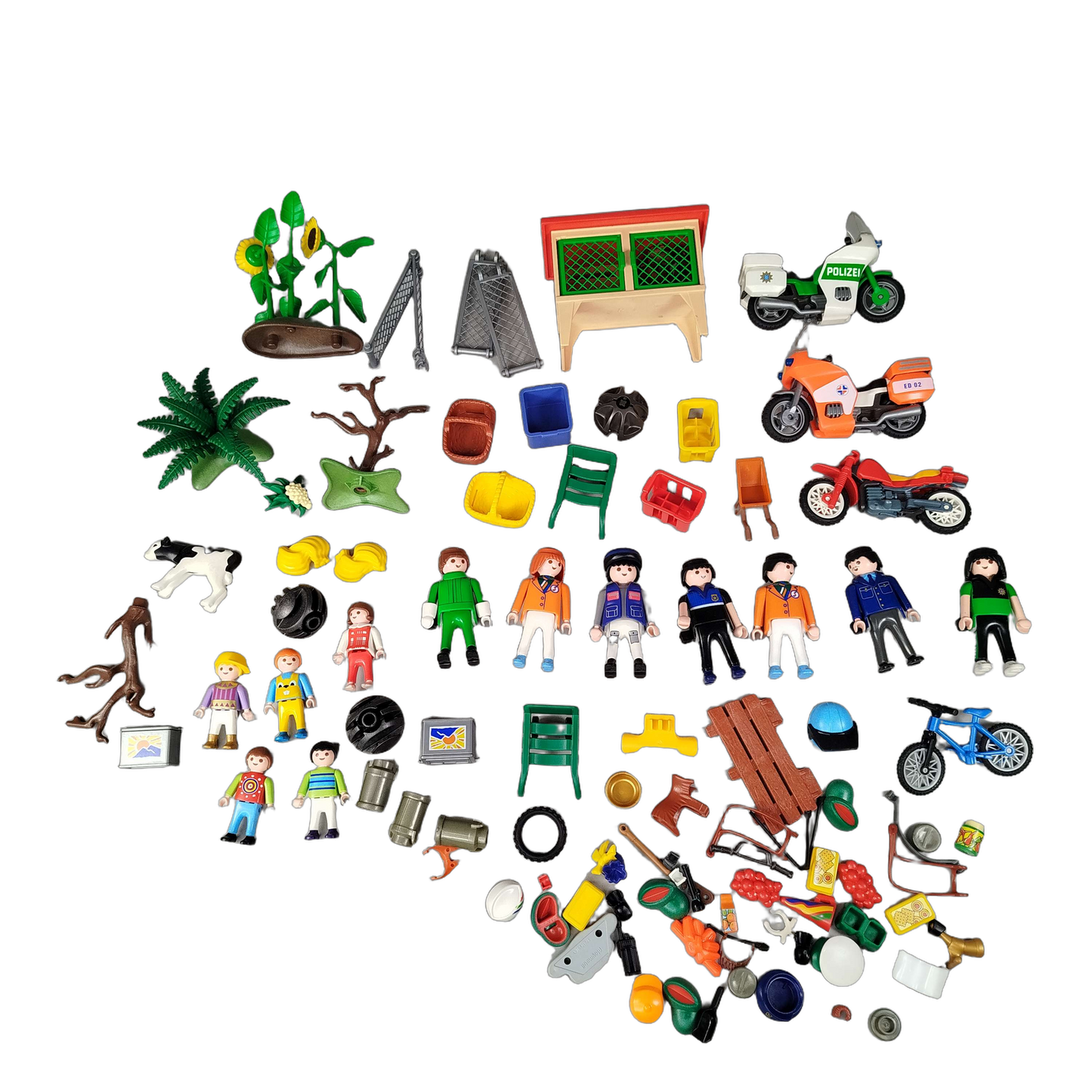 Playmobil Bundle Figuren & Motorräder mit Zubehör
