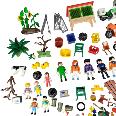 Playmobil Bundle Figuren & Motorräder mit Zubehör