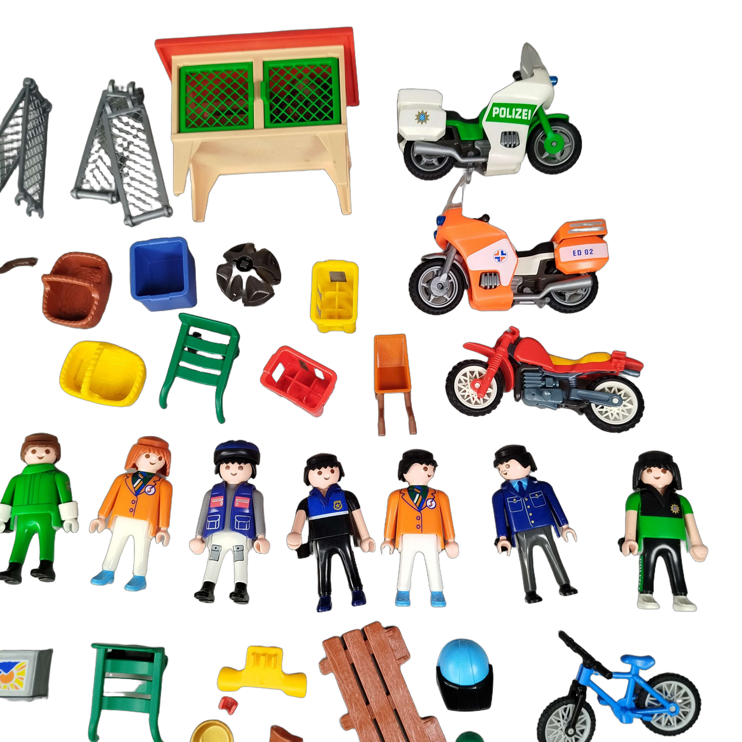 Playmobil Bundle Figuren & Motorräder mit Zubehör