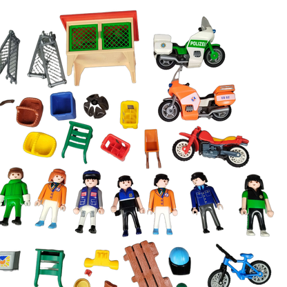 Playmobil Bundle Figuren & Motorräder mit Zubehör
