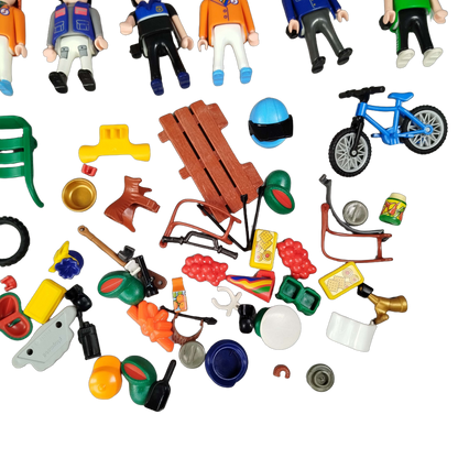 Playmobil Bundle Figuren & Motorräder mit Zubehör