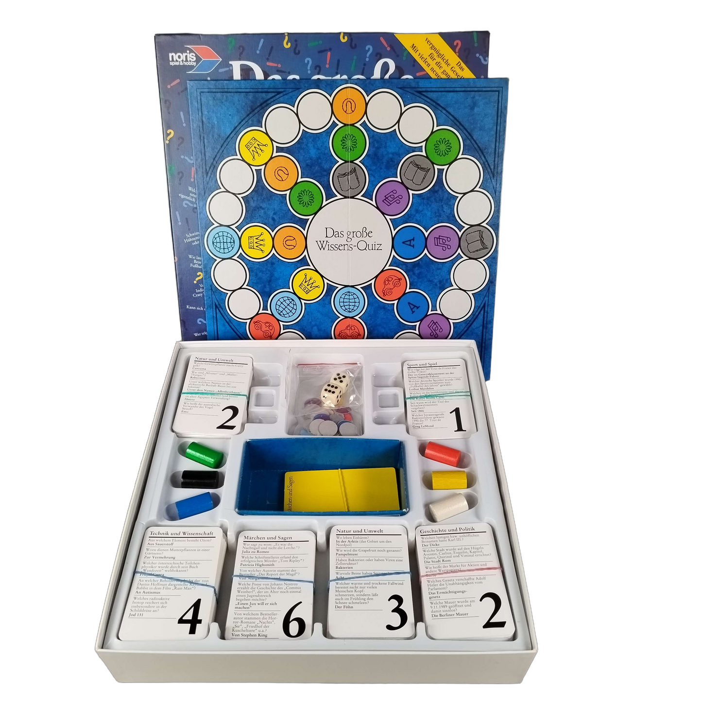 noris Große Wissens-Quiz Brettspiel