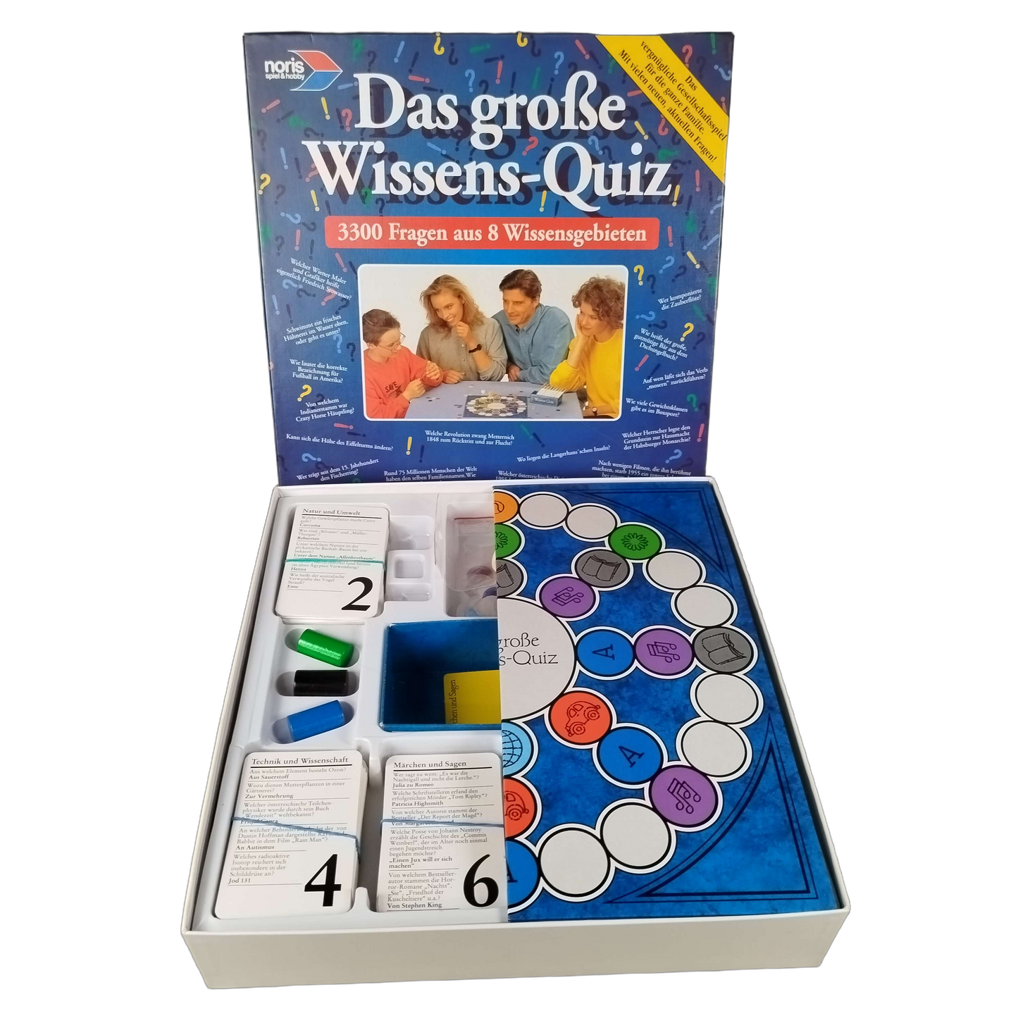 noris Große Wissens-Quiz Brettspiel