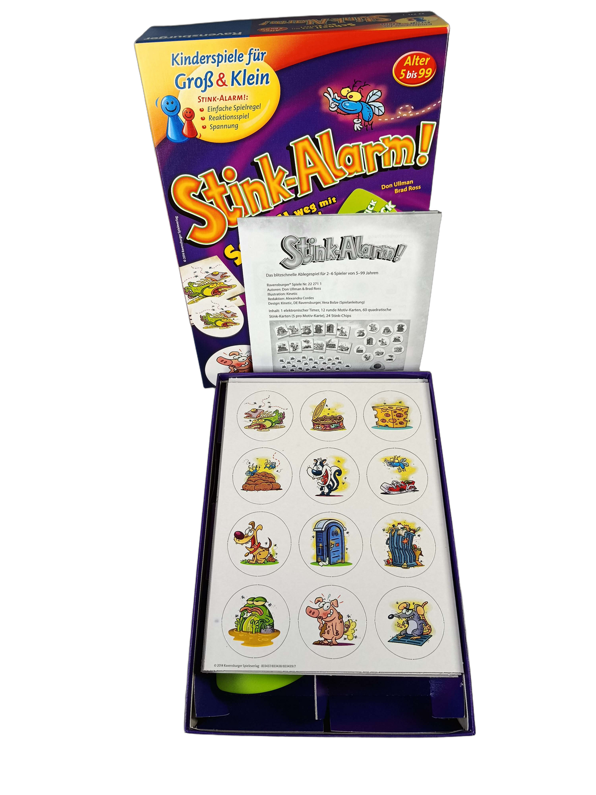 Ravensburger Stink-Alarm! Brettspiel 21 144 4, Neuwertig