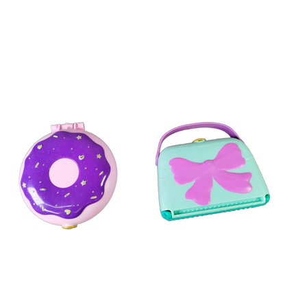 Mattel Bundle Polly Pocket Donut & Mini Mall Set von 2 Spielsets