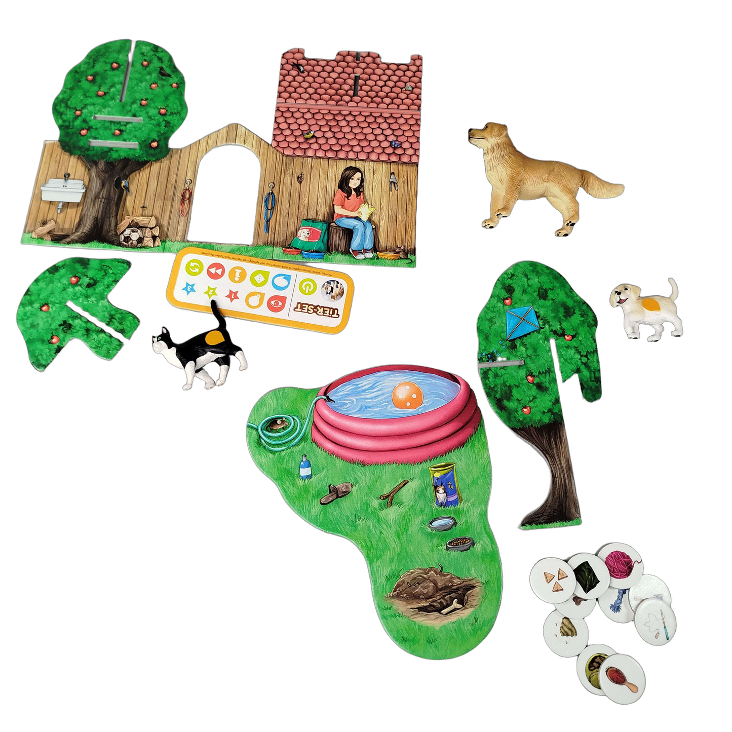 Ravensburger tiptoi Tier-Set 00744 Lernspiel Tiere