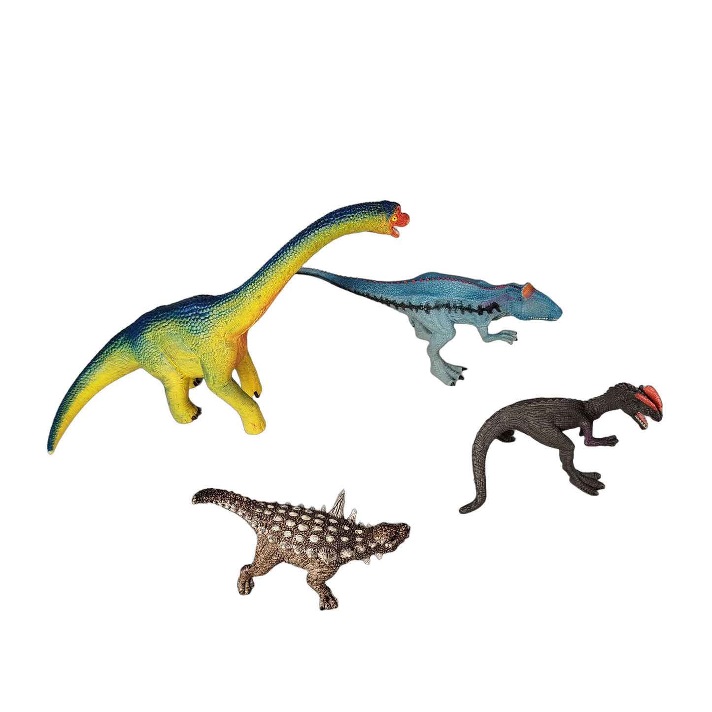 Schleich Bundle Dinosaurier 4 Teile Carnotaurus Brachiosaurus