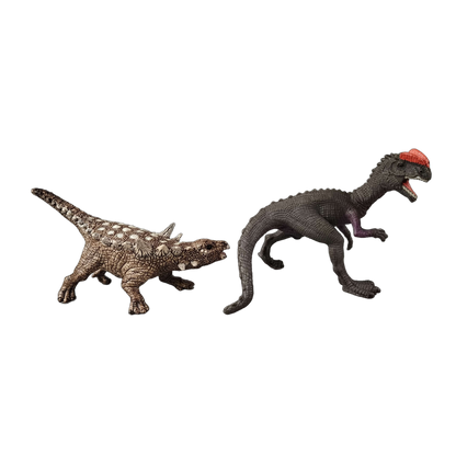 Schleich Bundle Dinosaurier 4 Teile Carnotaurus Brachiosaurus